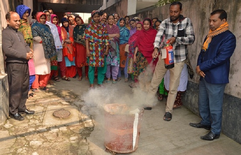 Fire Extinguisher training was held on 15 January 2020
